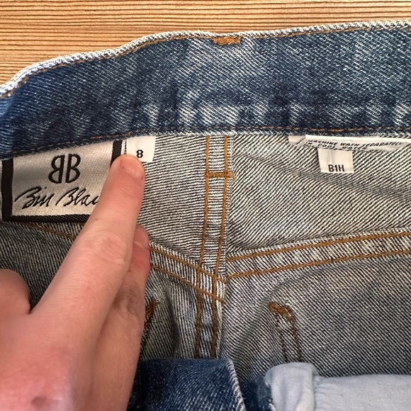 Vintage | Bill Blass BB | High Rise Mom Jeans |Size 8 Tapered Leg - Picture 5 of 5